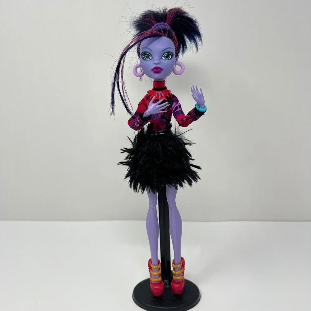 Monster High Jane Boolittle Gloom and Bloom Doll Purple
